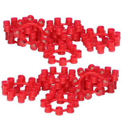 Plaffertjes ringen voor een 8 schots pistool - 96x stuks - speelgoed wapens - pistolen - revolvers