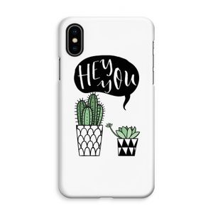 Hey you cactus: iPhone XS Max Volledig Geprint Hoesje