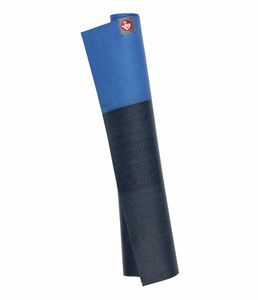 Manduka eKO SuperLite Yogamat Rubber Blauw 1.5 mm - Midnight Stripe - 180 x 61 cm