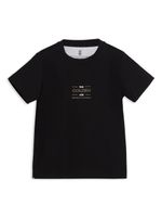 Brunello Cucinelli Kids t-shirt en coton à imprimé graphique - Noir - thumbnail