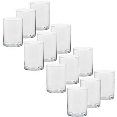 Trend Candles Theelichthouder - 12x - transparant glas - hoog model - 5,5 x 6,5 cm - Kaarsenhouders Trend Candles Theelichthouder - 12x - transparant glas - hoog model - 5,5 x 6,5 cm - Kaarsenhouders