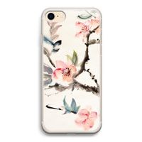 Japanse bloemen: iPhone 7 Transparant Hoesje