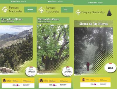 Wandelkaart 16 Parques Nacionales Sierra de las Nieves Parque Nationale | CNIG - Instituto Geográfico Nacional