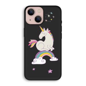 Regenboog eenhoorn: iPhone 13 mini Biologisch afbreekbaar hoesje