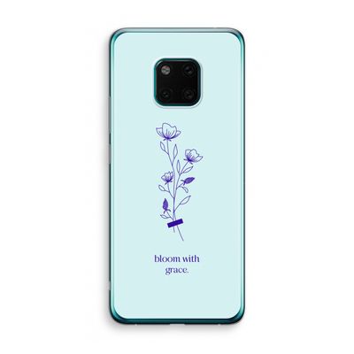 Bloom with grace: Huawei Mate 20 Pro Transparant Hoesje