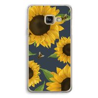 Sunflower and bees: Samsung A3 (2017) Transparant Hoesje