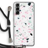 Terrazzo N°3: Samsung Galaxy S21 Transparant Hoesje met koord