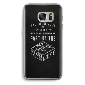 Life: Samsung Galaxy S7 Transparant Hoesje