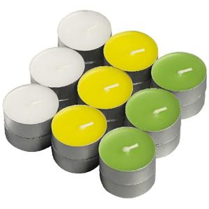 Bolsius waxinelichtjes citroen/basilicum 18 stuks