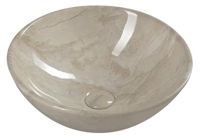 Keramische Opbouw Waskom Sapho Dalma ø 42 cm Beige