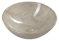 Keramische Opbouw Waskom Sapho Dalma ø 42 cm Beige