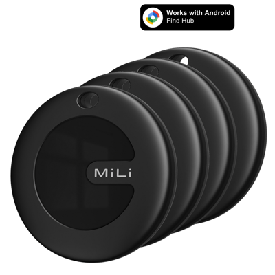 MILI MiTag Go 4 pack - Keyfinder/locatietag voor Android/Google Find My Device