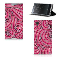 Sony Xperia L1 Bookcase Swirl Pink