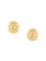 CHANEL Pre-Owned boucles d'oreilles à logo - thumbnail