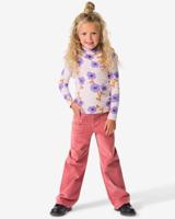 051 Kinderbroek Velvet Roze (roze)
