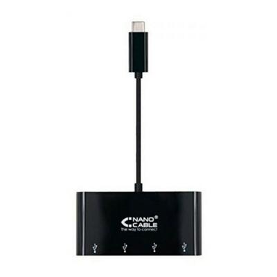 Adapter USB-C naar USB NANOCABLE 10.16.4401-BK (10 cm) 10 cm