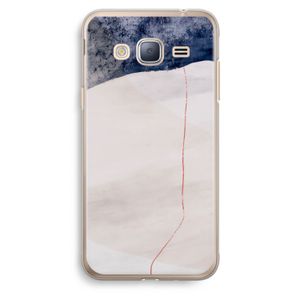 Stone White: Samsung Galaxy J3 (2016) Transparant Hoesje