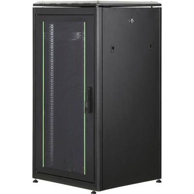 Digitus DN-19 22U-6/6-B-1 19inch-patchkast (b x h x d) 600 x 1164 x 600 mm 22 HE Zwart (RAL 9005)