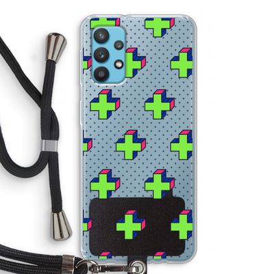 8-bit N°10: Samsung Galaxy A32 4G Transparant Hoesje met koord