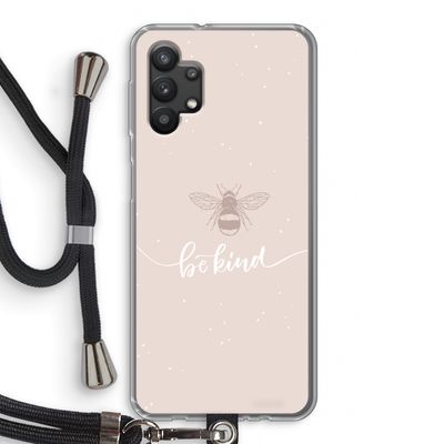 Be(e) kind: Samsung Galaxy A32 5G Transparant Hoesje met koord