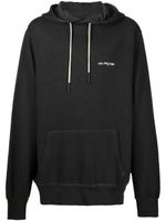 ISO.POETISM hoodie à logo imprimé - Noir