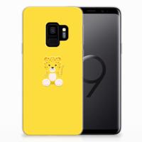 Samsung Galaxy S9 Telefoonhoesje met Naam Baby Leopard