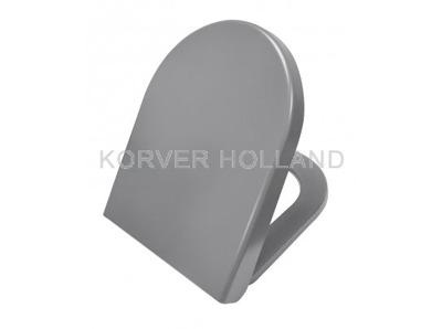 Wiesbaden Vesta soft-close zitting tbv wandcloset 52cm mat grijs