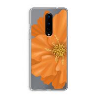 Orange Ellila flower: OnePlus 8 Transparant Hoesje