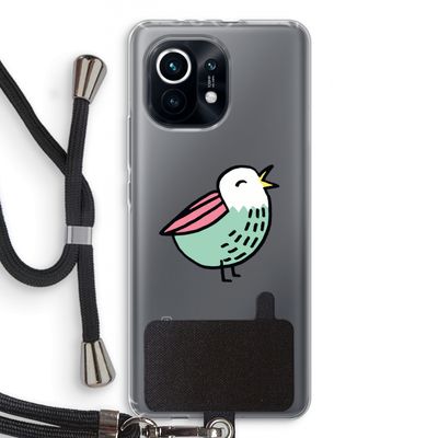 Birdy: Xiaomi Mi 11 Transparant Hoesje met koord