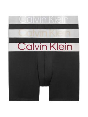 Calvin Klein - 3p Boxer Briefs - Steel Micro - 6IE, Maat:S