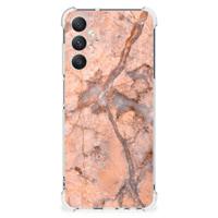 Samsung Galaxy A05s Anti-Shock Hoesje Marmer Oranje
