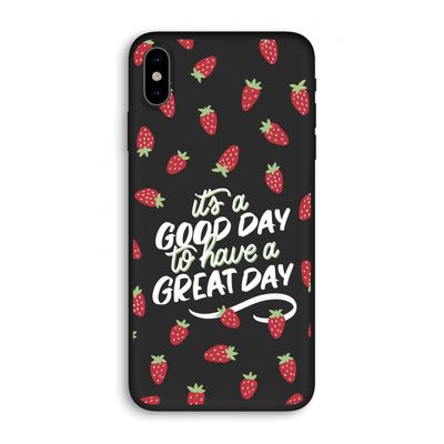 Don't forget to have a great day: iPhone XS Biologisch afbreekbaar hoesje
