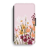 Painted wildflowers: iPhone XR Flip Hoesje