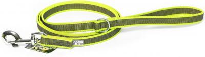 Antislip Hondenriem - 20mm x 1,8m - Met handvat & O-ring - Neon