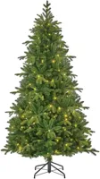 Black Box Trees Brampton slim verlichte kunstkerstboom groen 215cm - 240 lampjes