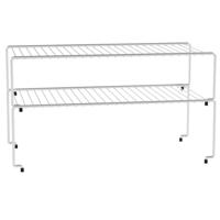 Metaltex Sky Ruimtewinner 2 Etages 47x23x26 cm Zilver