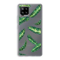Lange bladeren: Samsung Galaxy A42 5G Transparant Hoesje
