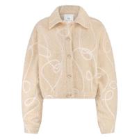 Nukus - Beige | Dames | Jasje | Beige | 3XL | regular | Kamst mode