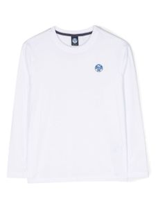 North Sails Kids t-shirt à logo imprimé - Blanc