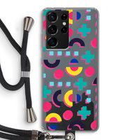 8-bit N°2: Samsung Galaxy S21 Ultra Transparant Hoesje met koord