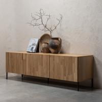 WOOOD TV-meubel 'Bono' Eikenhout, 180cm, kleur Naturel