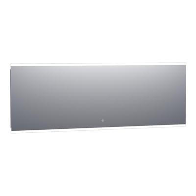 Brauer Jasper Spiegel - Rechthoekig - 200 cm - met Directe LED-Verlichting - Dimbaar - met Touchbediening
