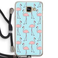Anything Flamingoes: Samsung Galaxy A5 (2016) Transparant Hoesje met koord