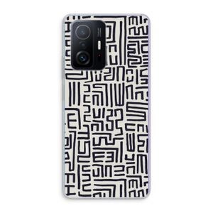 Moroccan Print: Xiaomi 11T Transparant Hoesje