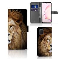 Samsung Note 10 Lite | Telefoonhoesje | Met pasjeshouder | Leeuw