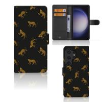 Telefoonhoesje | Met pasjeshouder | voor Samsung Galaxy S24 Ultra Leopards