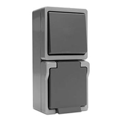 presto-vedder-waterdichte-schakelaar-stopcontact-verticaal-grijs-93206