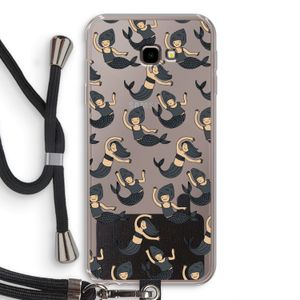 Zeemeermin: Samsung Galaxy J4 Plus Transparant Hoesje met koord