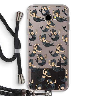 Zeemeermin: Samsung Galaxy J4 Plus Transparant Hoesje met koord
