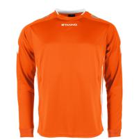 Stanno 411003K Drive Match Shirt LS Kids - Orange-White - 152 - thumbnail